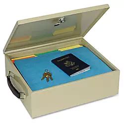 printer security metal box|Insulated Metal Jumbo Security Chest With Lock 1 .